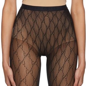 NWOT Gucci GG Black Tights/Stockings Size Small